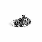CHROME HEARTS CROSS CROWN RING 5 — view 4