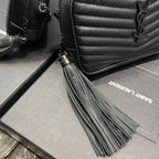 YSL Loulou Mini Camera Bag 18cm Black — view 5