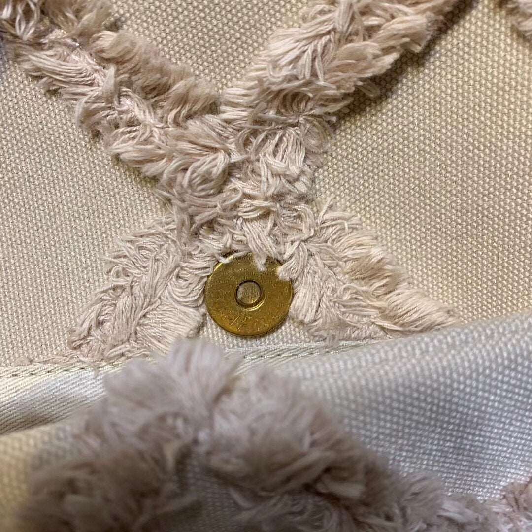 Chanel 19 Medium Denim Flap Bag Beige — view 7