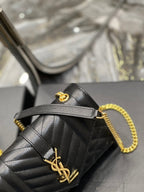 YSL Envelope Bag 21cm 526286 03 - Black — view 6