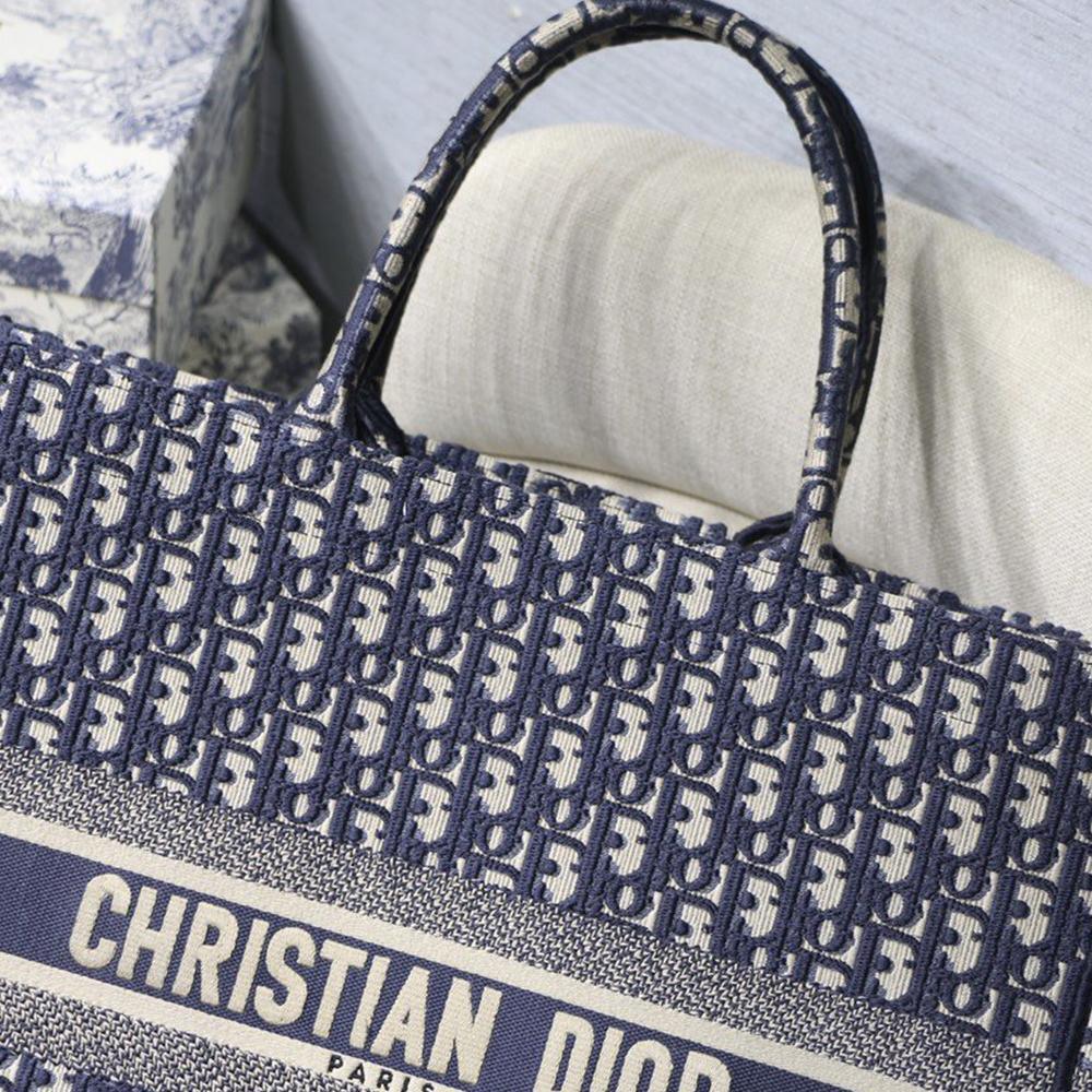 Dior Book Tote Blue — view 6