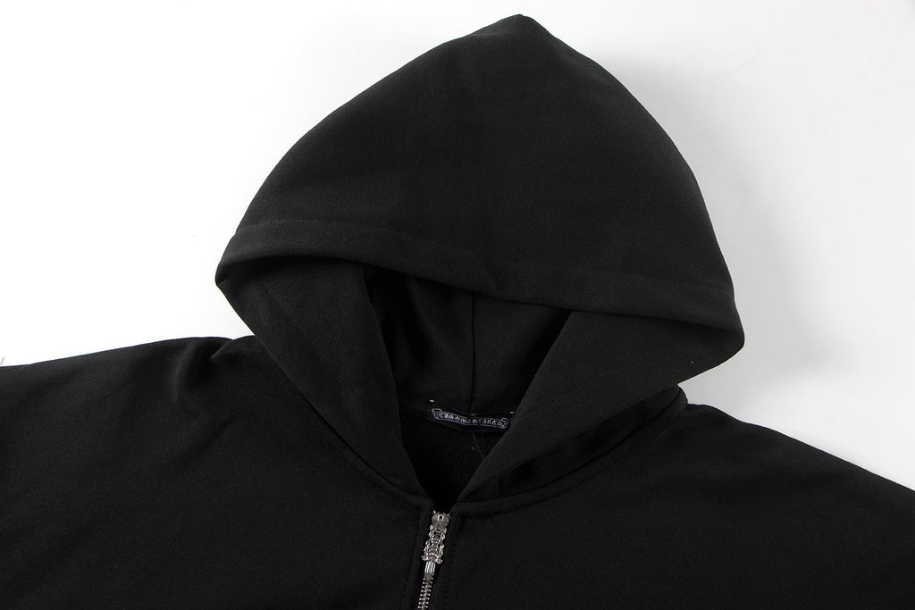 Chrome Hearts New Zip Up Hoodie -TQ02 — view 9
