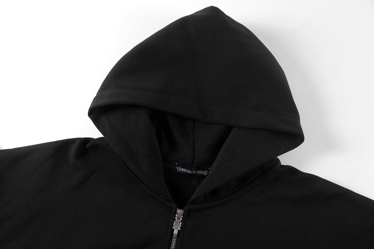 Chrome Hearts New Zip Up Hoodie -TQ02 — view 9