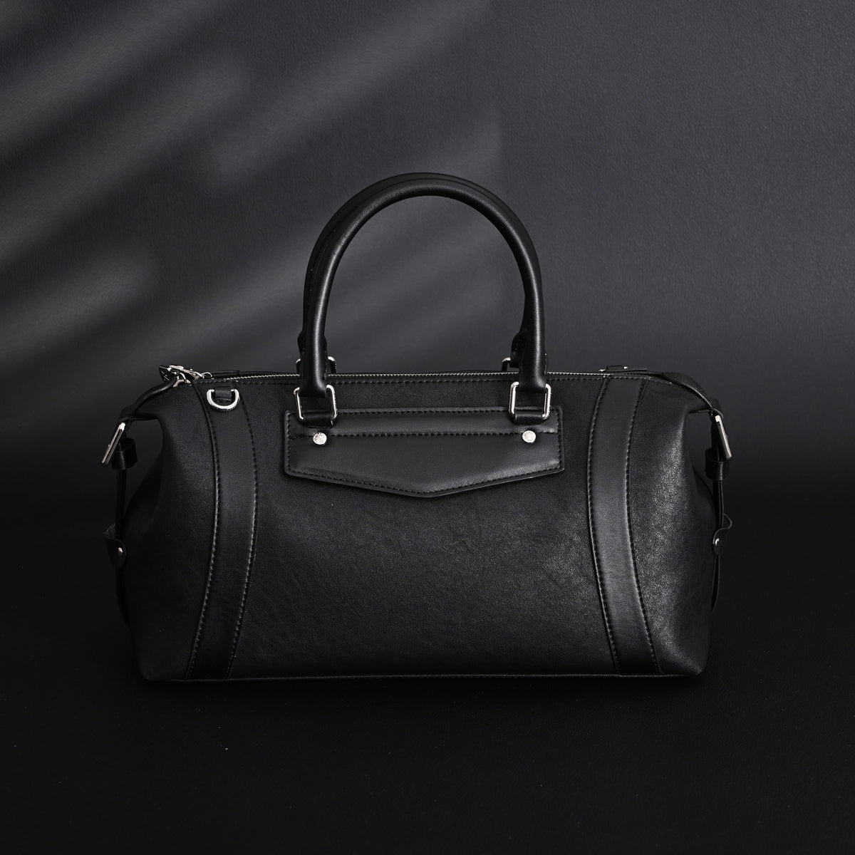 Louis Vuitton Nano Biker Bag in Black Lambskin Leather – Top Handle & Shoulder Carry (M14623) — view 11
