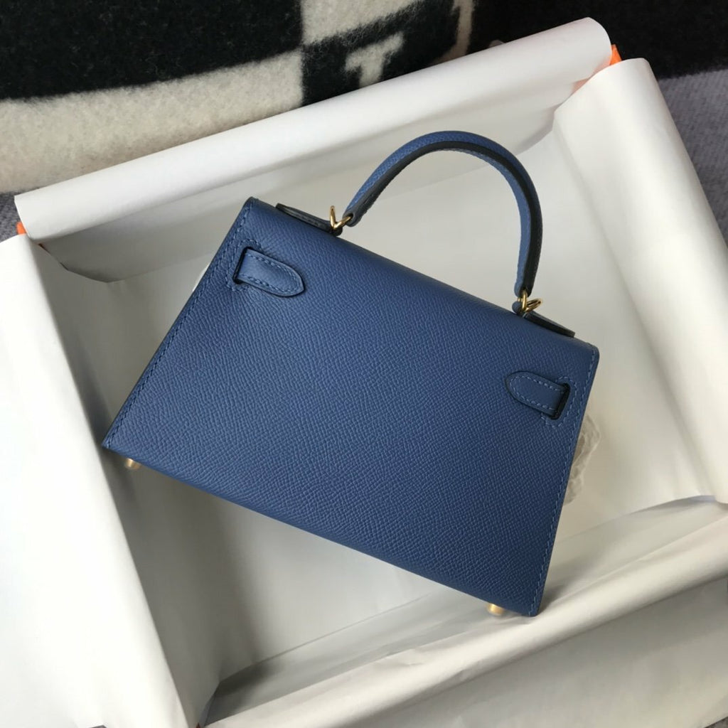 Hermes Handle Bag 19cm Blue — view 3
