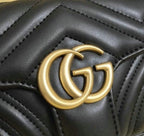 Gucci GG Marmont Matelassé Mini Bag - Black — view 4