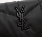 Saint Laurent Loulou Shoulder Bag - Black — view 5