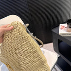 Saint Laurent YSL Raffia Bag — view 4