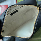 Gucci Blondie Small Shoulder Dark Blue Leather Bag — view 4