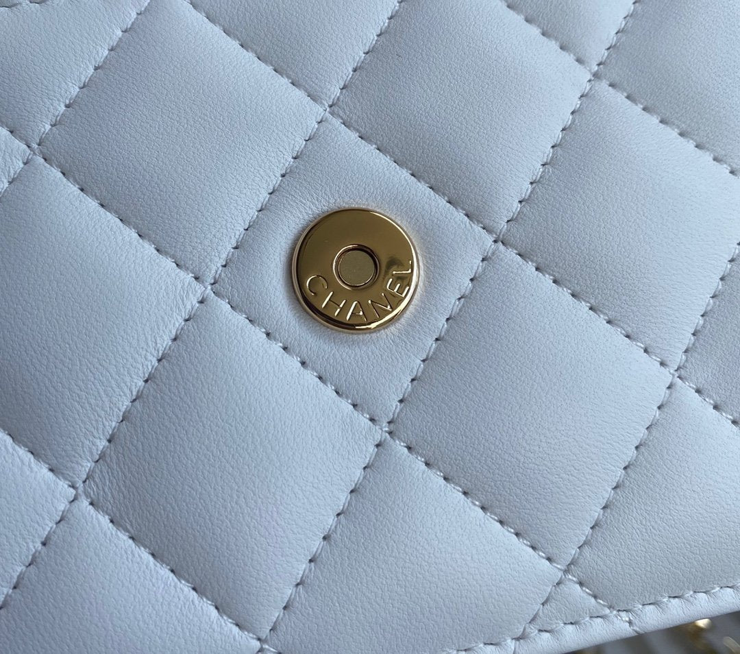 Chanel Wallet On Chain WOC White — view 9