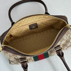 Gucci GG Canvas Boston Bag - Beige — view 4