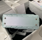 Chanel Coco Handle Bag 92990 23cm - Blue — view 3