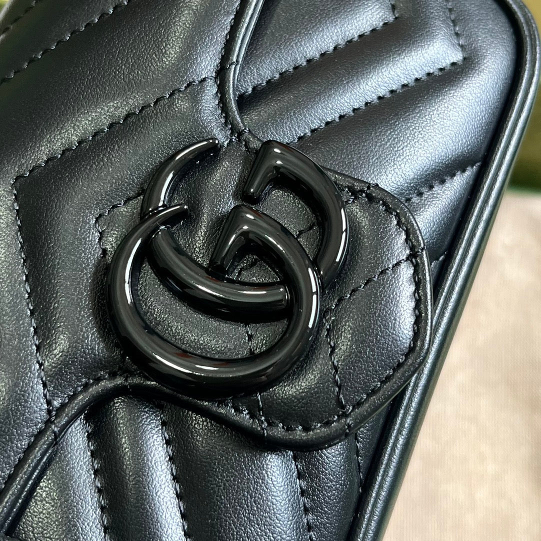 Gucci GG Marmont Belt Bag in Black 476433 — view 6