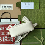 Gucci Blondie Small Shoulder White Leather Bag — view 5