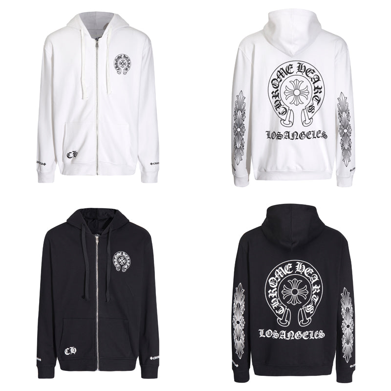 Chrome Hearts New Zip Up Hoodie 5009 — view 1