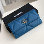 Chanel 19 Quilted Flap Wallet — view 3
