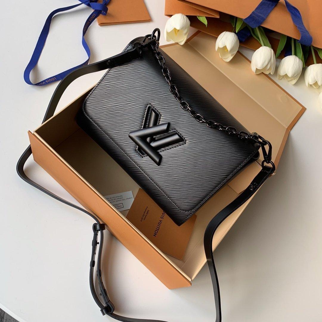 Louis Vuitton Twist MM Black Handbag — view 2