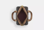 Mini Rowan Crossbody Bag Signature Canvas - Walnut — view 3