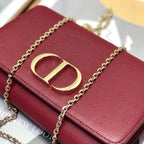 Dior 30 Montaigne Pouch - Red — view 2