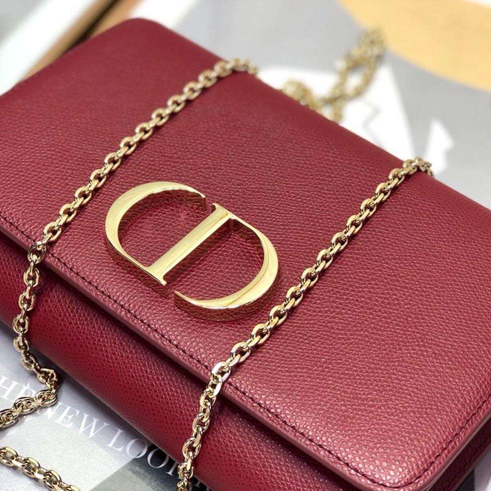 Dior 30 Montaigne Pouch - Red — view 2