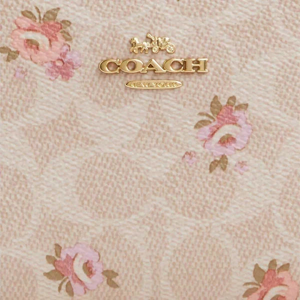 Coach Snap Wallet Floral Print — view 3