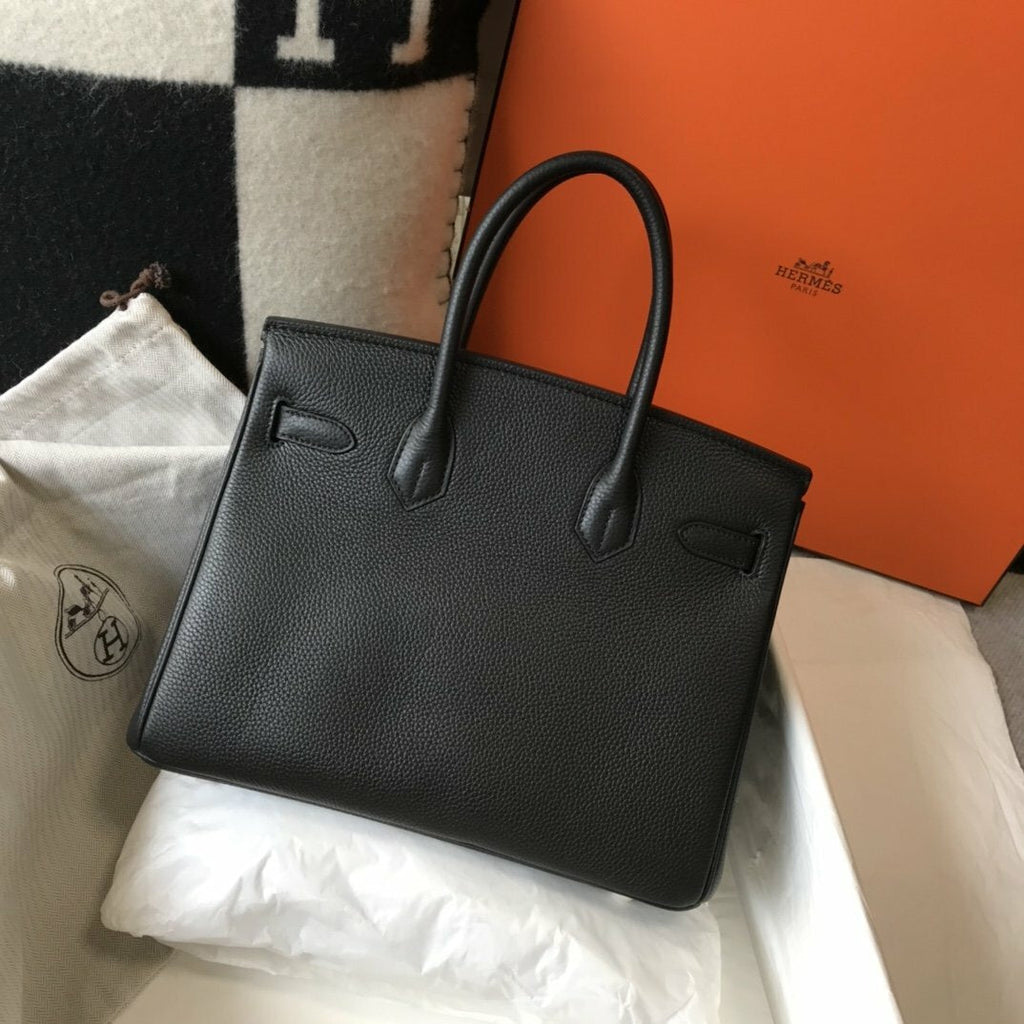 Hermes Handle Bag 30cm Black — view 3