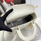 Dior Lady Medium White Bag 24cm — view 6