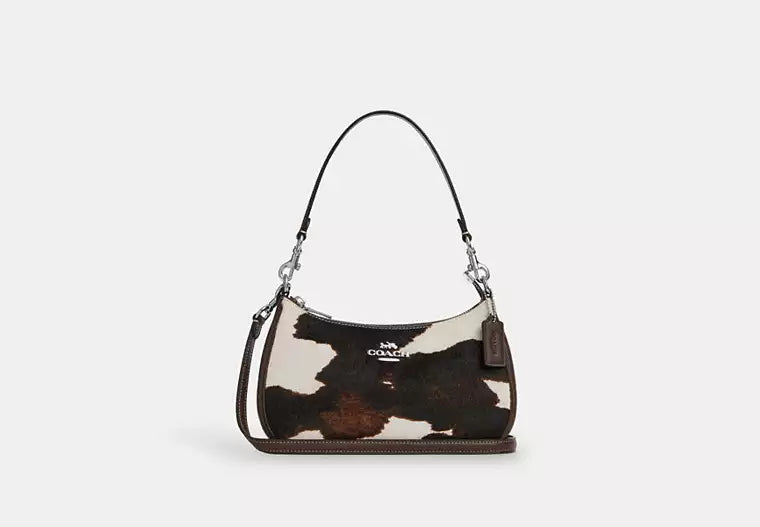 Teri Shoulder Bag with Cow Print — view 1