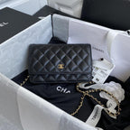 Chanel Wallet On Chain WOC Black Lambskin - Classic Black — view 2