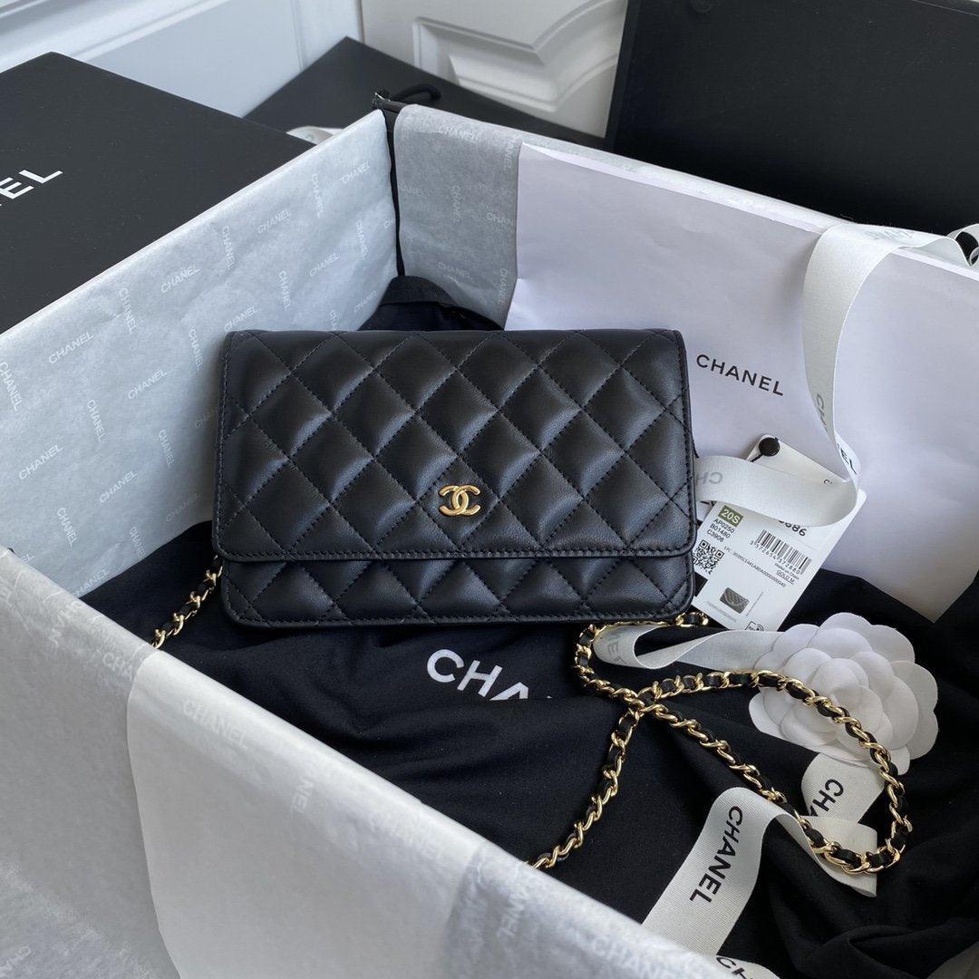 Chanel Wallet On Chain WOC Black Lambskin - Classic Black — view 2