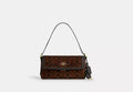Coach Etta Small Flap Shoulder Bag in Signature Chenille — view 1