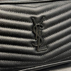 YSL Loulou Mini Camera Bag 18cm Black — view 6