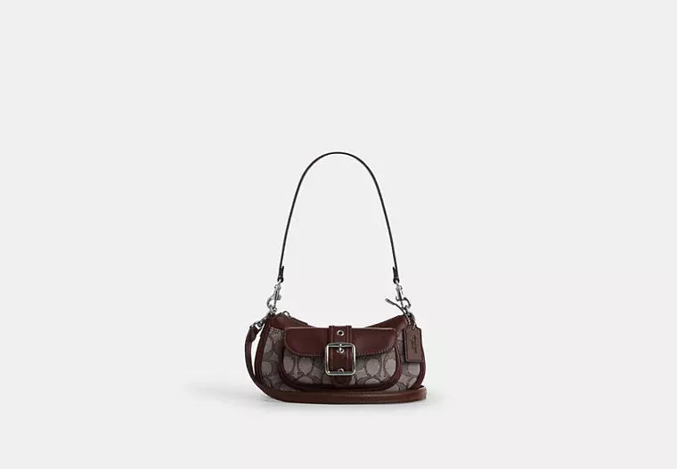 Ashton Mini Shoulder Bag in Signature Jacquard — view 1