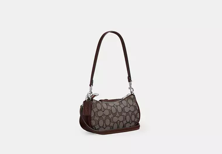 Ashton Mini Shoulder Bag in Signature Jacquard — view 2