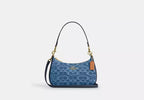 Teri Mini Shoulder Bag | Signature Denim — view 5