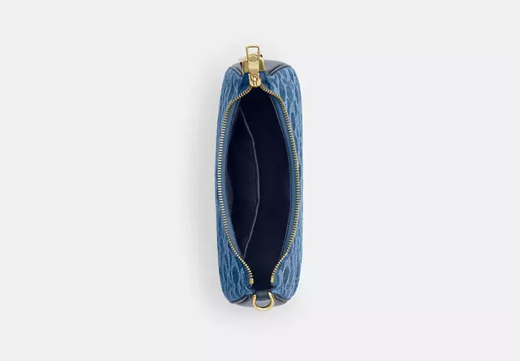Teri Mini Shoulder Bag | Signature Denim — view 8