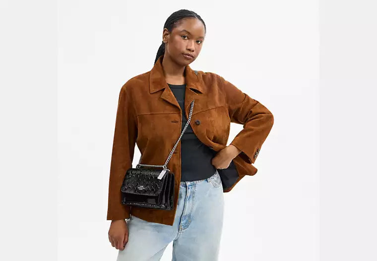 Klare Crossbody Bag in Signature Leather — view 4