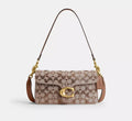 Coach Tabby Shoulder Bag 26 - Crystal Signature Jacquard — view 1