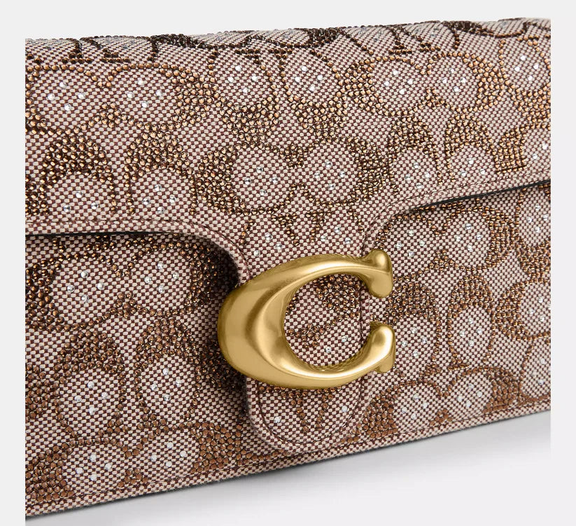 Coach Tabby Shoulder Bag 26 - Crystal Signature Jacquard — view 8