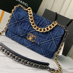 Chanel 19 Denim Large Flap Bag — view 1