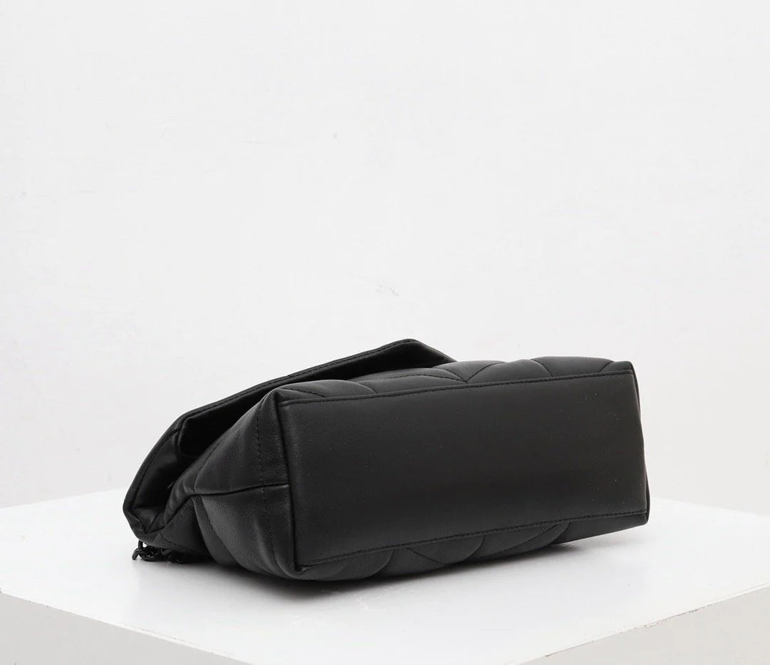 Saint Laurent Loulou Shoulder Bag - Black — view 3