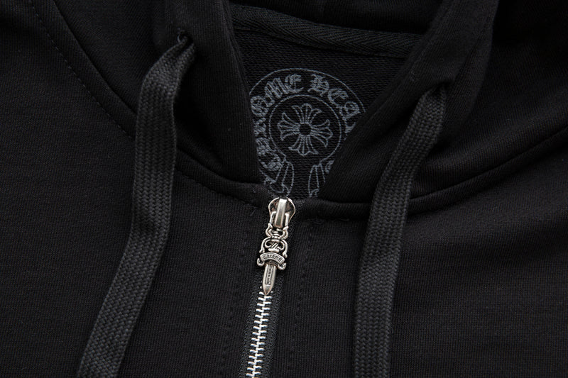 Chrome Hearts New Zip Up Hoodie -5001 — view 7