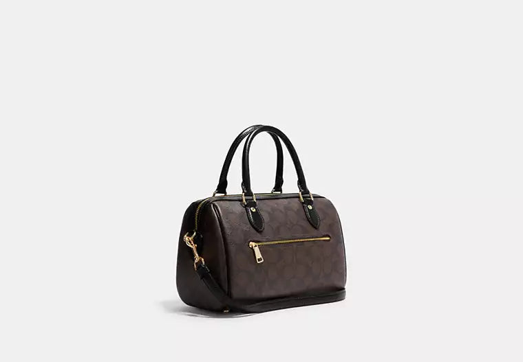Rowan Satchel Bag in Signature Canvas — view 2