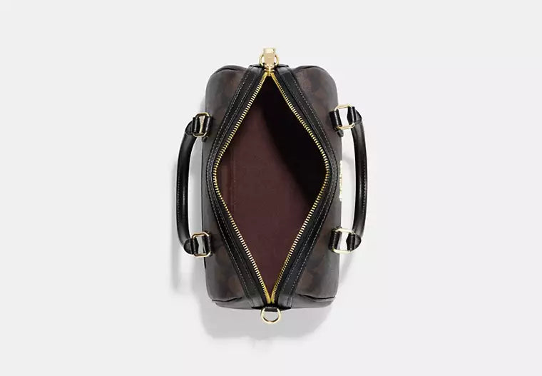 Rowan Satchel Bag in Signature Canvas — view 3