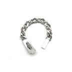 Chrome Hearts Silver Cross Link Cuban Bracelet — view 2