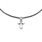 Chrome Hearts Paperchain Necklace With Dagger Pendant — view 3