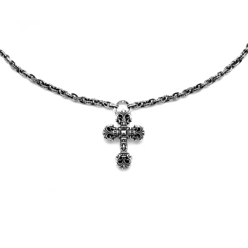 Chrome Hearts Paperchain Necklace With Dagger Pendant — view 2