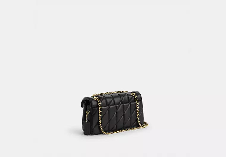 Tabby Shoulder Bag 26 with Pillow Quilting - Black — view 5