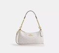 Coach Teri Shoulder Bag - White & Pink — view 1
