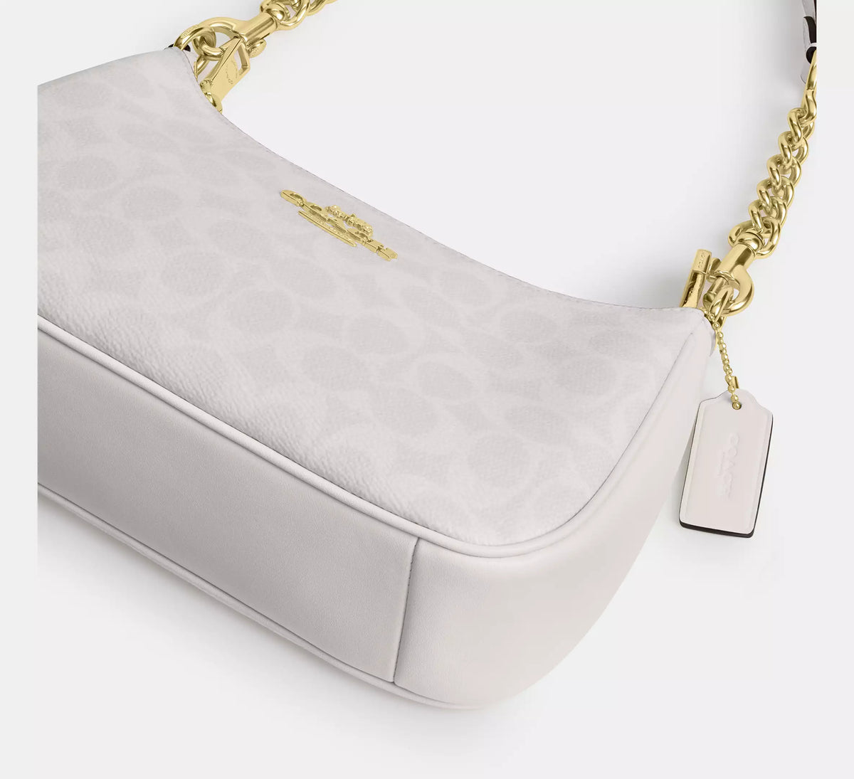 Coach Teri Shoulder Bag - White & Pink — view 2